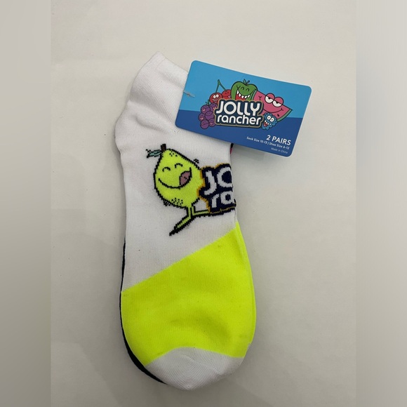 Jolly Rancher Ankle Socks Fits Men’s Shoe Size 6-12 Two Pair - Picture 1 of 5